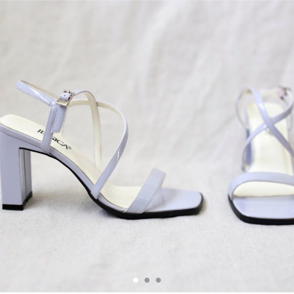 Y2K Light Blue Strappy Sandals